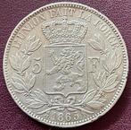 België. Leopold I (1831-1865). 5 Francs 1865  (Zonder
