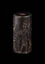 Ancien babylonien Hématite Sceau cylindrique avec scène