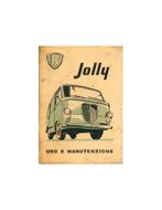 1963 LANCIA JOLLY INSTRUCTIEBOEKJE ITALIAANS