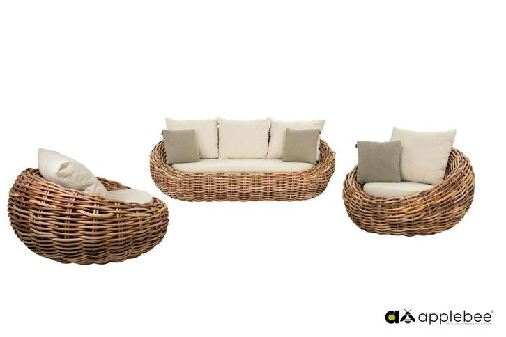 Apple Bee Cocoon loungeset Bouclé * Sale * |, Tuin en Terras, Tuinsets en Loungesets