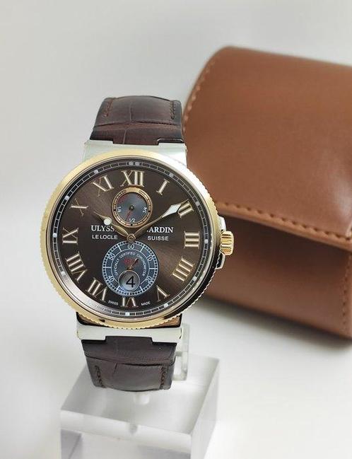 Ulysse Nardin - Marine Chronometer Gold/Steel - 265-67 -, Handtassen en Accessoires, Horloges | Heren