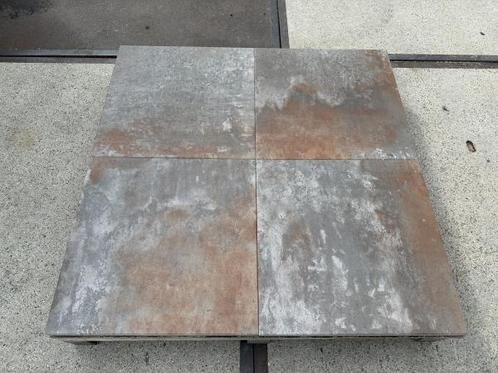 Veiling - 18,36 M2 Betontegel Corten Nuance 60x60x3 Cm, Tuin en Terras, Tegels en Klinkers, Nieuw