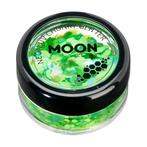 Moon Glow Neon UV Chunky Glitter Green 3g, Nieuw, Verzenden