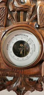 Aneroid barometer - Hout - Antiek weerstation