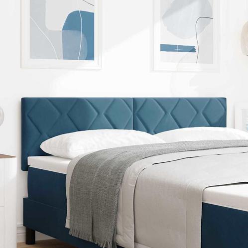 vidaXL LED Hoofdbord met Diamantblokontwerp in Donkerblauw -, Huis en Inrichting, Slaapkamer | Bedden, Nieuw, Verzenden