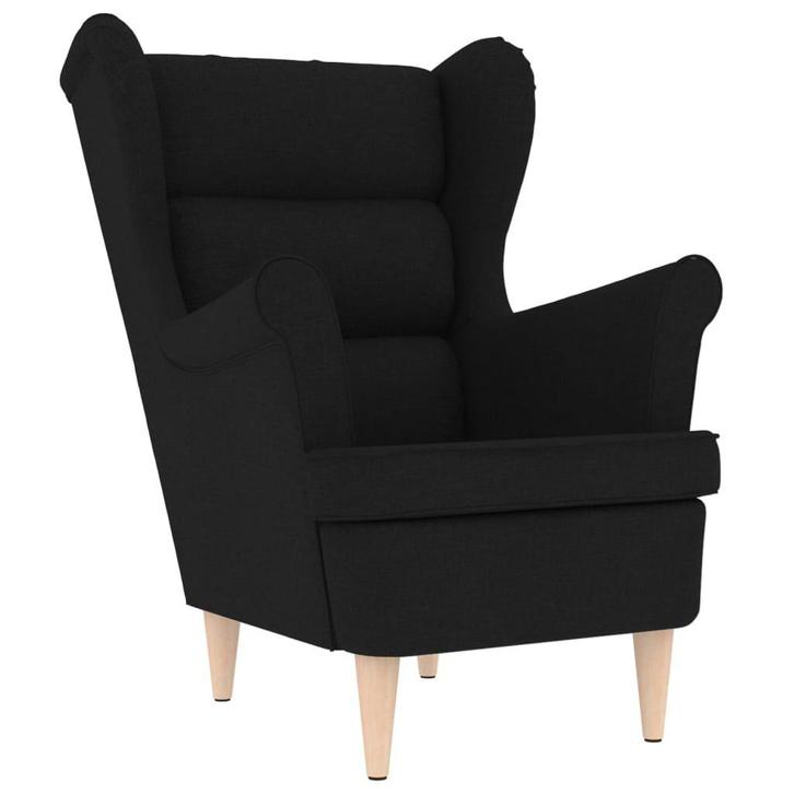 Zwarte Stof Fauteuil | Tweede Kansje | Heerlijk Relaxen, Huis en Inrichting, Fauteuils, 75 tot 100 cm, Minder dan 75 cm, Nieuw