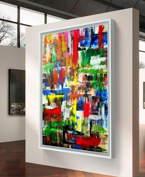 Irena Lenartowicz - Abstract Composition - XXL, Antiek en Kunst, Kunst | Schilderijen | Modern