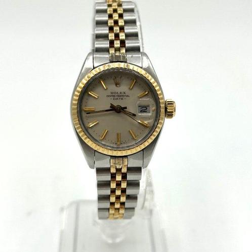 Rolex - Oyster Perpetual Date Lady - 6917 - Femme - 1971, Handtassen en Accessoires, Horloges | Heren