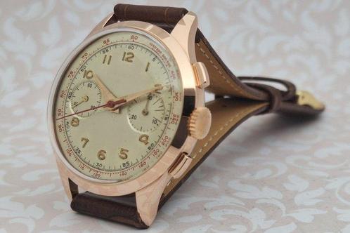 Chronographe Suisse - Cal. Landeron 149 - JUMBO - Sans Prix, Handtassen en Accessoires, Horloges | Heren