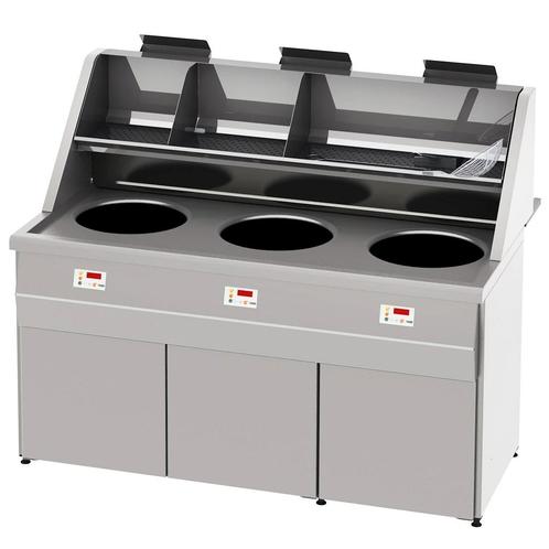 Friteuse | SANTANA | Aard-/Propaangas | 18+18+18L | 54kW |, Zakelijke goederen, Horeca | Keukenapparatuur, Nieuw in verpakking