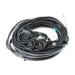 13-Polige Kabelboom 5m + 2x aftakking 3m 7-Pins AMP, Ophalen of Verzenden