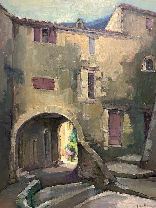 Jacques Douven (1908-2002) - Zuiders stadje, Antiek en Kunst, Kunst | Schilderijen | Klassiek