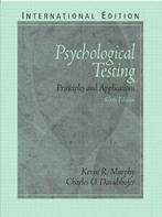 Psychological testing: principles and applications by Kevin, Gelezen, Charles O. Davidshofer, Kevin R. Murphy, Verzenden