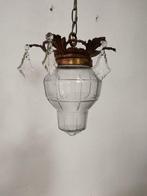 Lantaarn - Gouden Franse lantaarn met gesneden kristal -