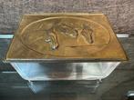 Antique Glass Casket - Kist - Stevig glas en metaal