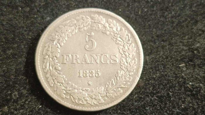 België. Leopold I. 5 Francs 1835 (Zonder Minimumprijs), Postzegels en Munten, Munten | Nederland
