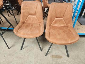 Stoelen Carmen stoel camel (16x) beschikbaar voor biedingen