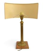 Tafellamp - Brons, Marmer