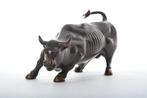 Sculpture, Wall street bull - 50 cm - 30 cm - Bronze patiné, Antiek en Kunst