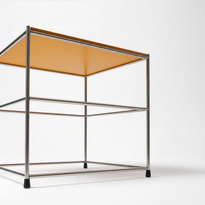 USM Haller - Bijzettafel - Chroom, Staal, Antiek en Kunst, Antiek | Meubels | Stoelen en Sofa's