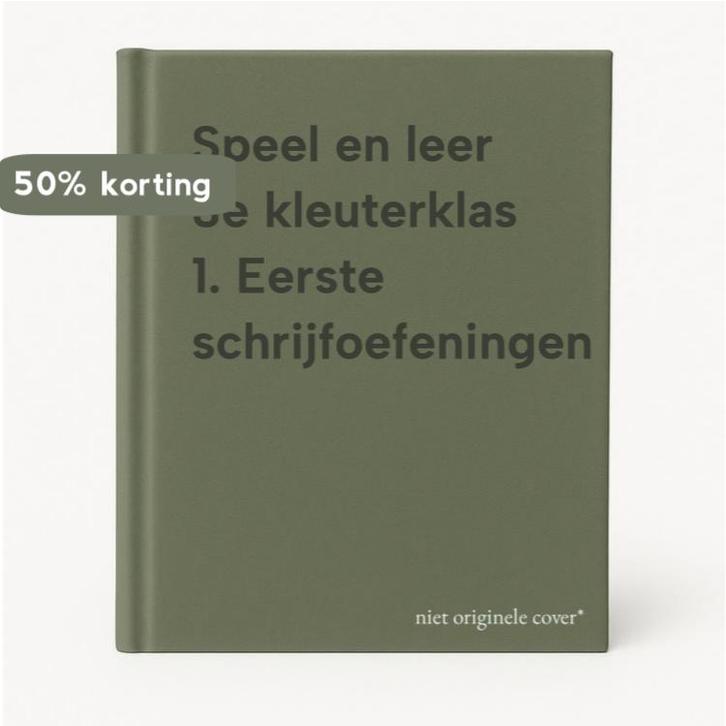 Speel en leer 3e kleuterklas 1. Eerste schrijfoefeningen, Boeken, Kinderboeken | Baby's en Peuters, Gelezen, Verzenden