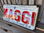 MAGGI - Enseigne en émail - MAGGI Pancarte émaillée vintage