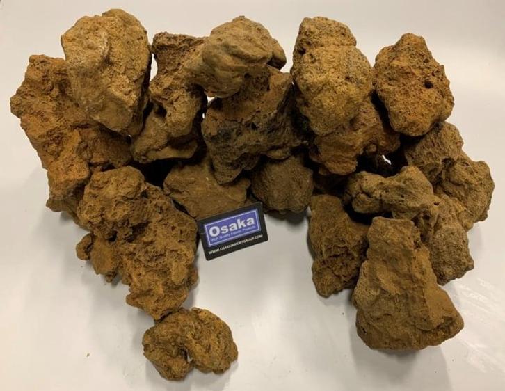 Gold stone 10-15cm aquarium decoratie stenen, Dieren en Toebehoren, Vissen | Aquaria en Toebehoren, Plant(en), Steen of Hout, Nieuw