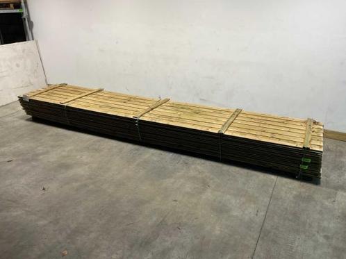 Veiling - 50x Vuren plank halfhout 500x14x1,8 cm, Tuin en Terras, Palen, Balken en Planken, Nieuw