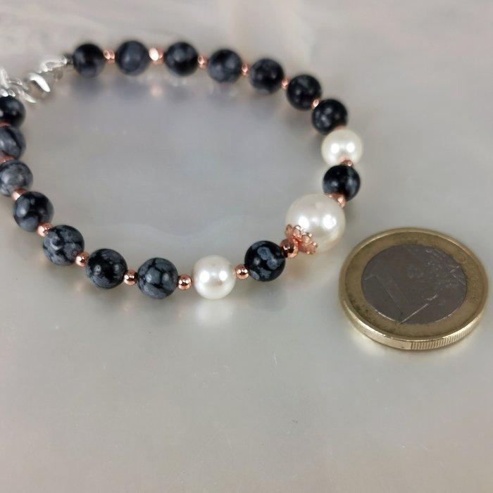 Zonder Minimumprijs - Armband Zilver Parel - Parel -, Handtassen en Accessoires, Armbanden