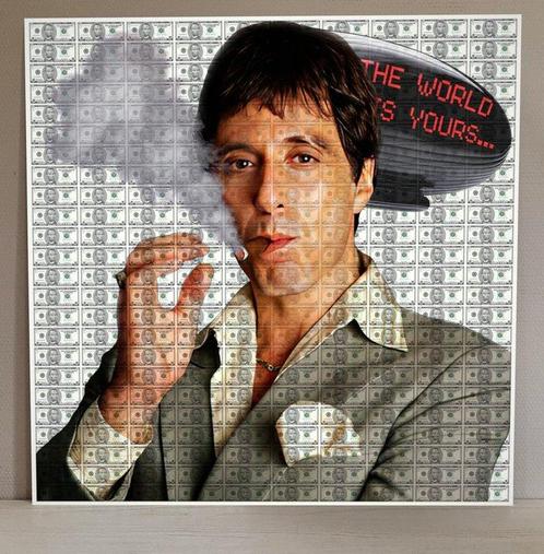Kurotory - Tony Montana: The World is Yours... (XL), Antiek en Kunst, Kunst | Schilderijen | Modern