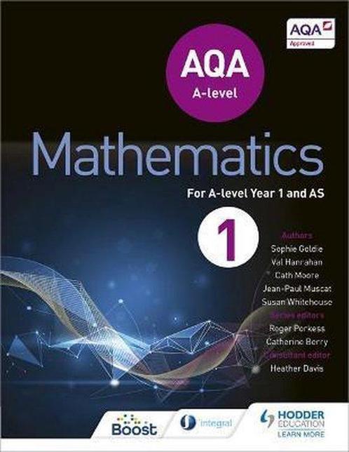 AQA A Level Mathematics Year 1 (AS) 9781471852862, Boeken, Overige Boeken, Gelezen, Verzenden