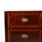 Commode - Marbre, Bois de violette, Acajou, Antiquités & Art