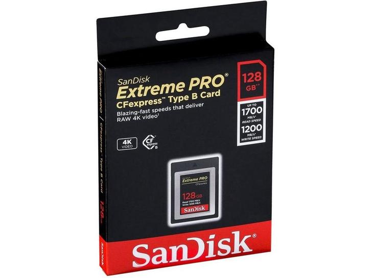Sandisk Extreme Pro - Geheugenkaart - 128GB - CF Express, Huis en Inrichting, Woonaccessoires | Overige, Nieuw, Verzenden