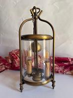 Lantaarn plafondlamp - Lantaarn, messing - convex glas -