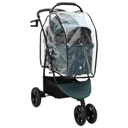 vidaXL Opvouwbare Huisdier Kinderwagen Groen 78 x 54 x 101, Dieren en Toebehoren, Overige Dieren-accessoires, Nieuw, Verzenden