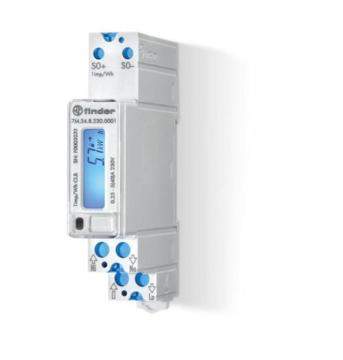 Digitale Enkel Fase KWh Meter 40A Met LCD Display -, Doe-het-zelf en Bouw, Elektriciteit en Kabels, Verzenden