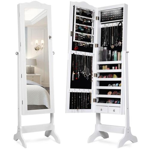 Tweedekans | Coast sieradenkast - 12 Ledlampen - met spiegel, Handtassen en Accessoires, Beautycases, Ophalen of Verzenden