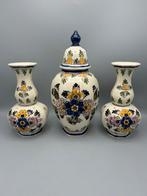 Kaststel vazen Delfts - Vase (3) - Céramique, Antiek en Kunst
