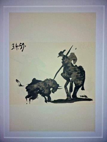 Pablo Picasso (1881-1973) - El Picador 3.4.59. Toros y