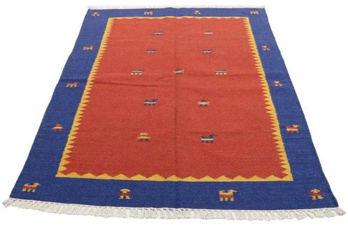Kelim - Vloerkleed - 200 cm - 150 cm - Natuurf Colin, Huis en Inrichting, Stoffering | Tapijten en Vloerkleden
