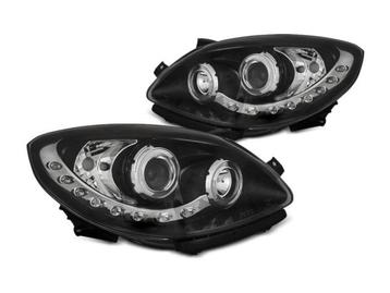 Koplamp units LED DRL geschikt voor Renault Twingo Black, Verzenden