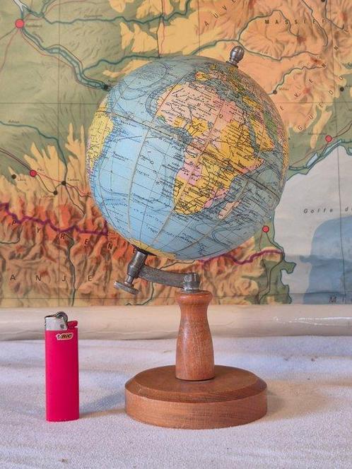 Globe terrestre de table - Girard, Barrere et Thomas,, Antiek en Kunst, Curiosa en Brocante