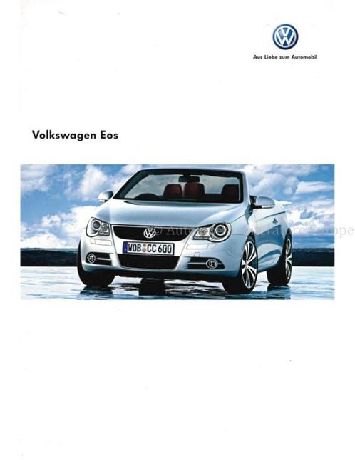 2007 VOLKSWAGEN EOS BROCHURE ENGELS, Boeken, Auto's | Folders en Tijdschriften, Ophalen of Verzenden