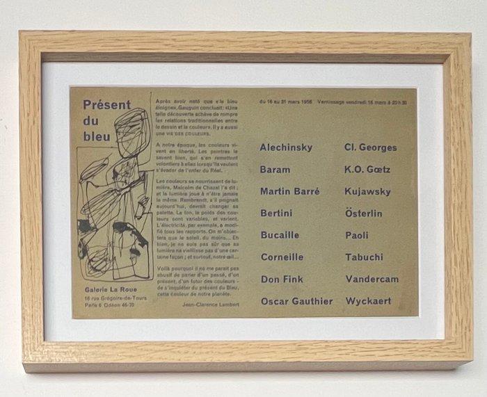 Corneille (1922-2010) - Dessin à lencre Présent du bleu, Antiquités & Art, Art | Objets design