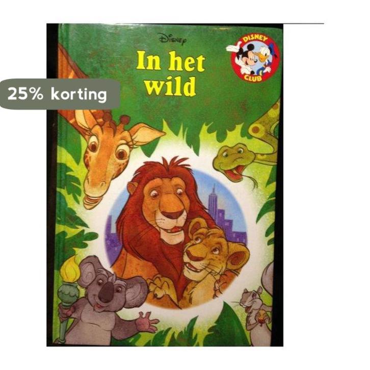 The wild 9789085742029 disney boekenclub, Boeken, Kinderboeken | Kleuters, Gelezen, Verzenden