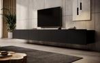 Meubella TV-Meubel Calabas mat zwart 300 cm hangend, Overige materialen, Verzenden, Nieuw, Minder dan 100 cm
