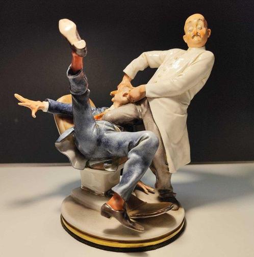 Giuseppe Cappè - Beeldje - Il Dentista - Keramiek, Antiek en Kunst, Antiek | Glaswerk en Kristal