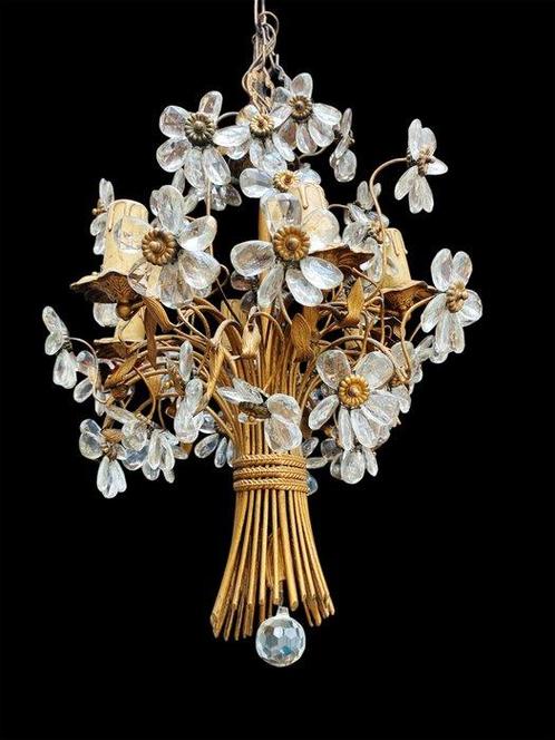 Ernst Palme - Lustre - Bouquet fleuri Ernst Palme - Ernst, Antiek en Kunst, Antiek | Verlichting