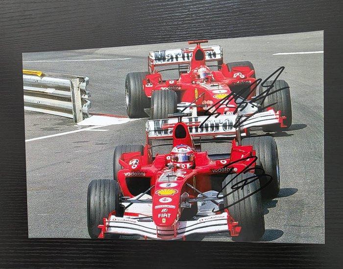 Ferrari - Michael Schumacher and Rubens Barrichello - Foto, Collections, Marques automobiles, Motos & Formules 1