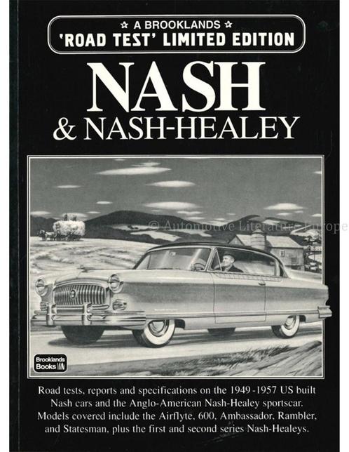 NASH & NASH-HEALEY 1949 - 1957 (BROOKLANDS ROAD TEST,, Livres, Autos | Livres